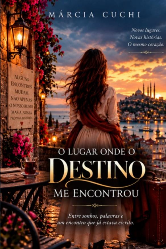 Capa de O Lugar Onde o Destino Me Encontrou — Livro impresso